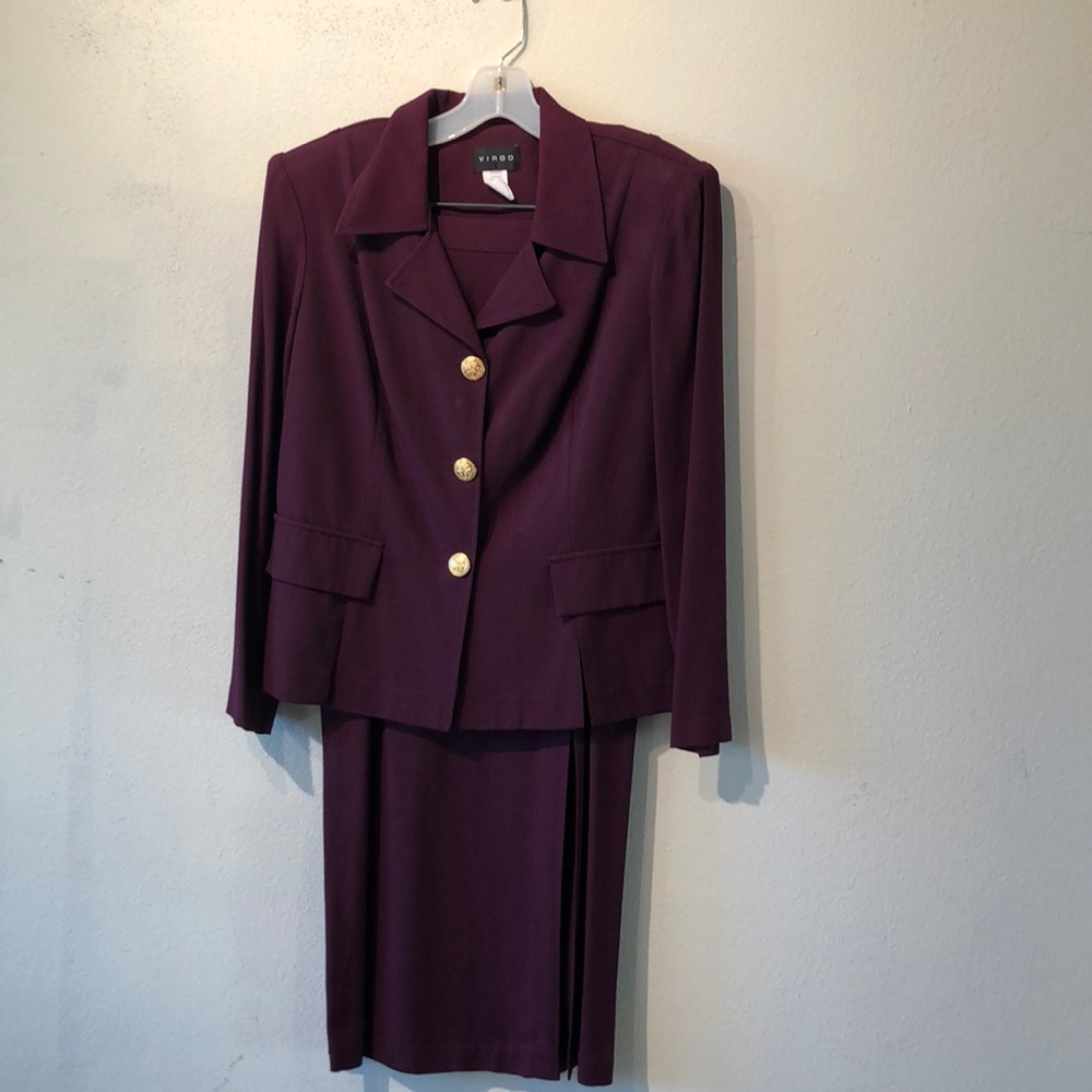 Ladies Suit with mid length skirt